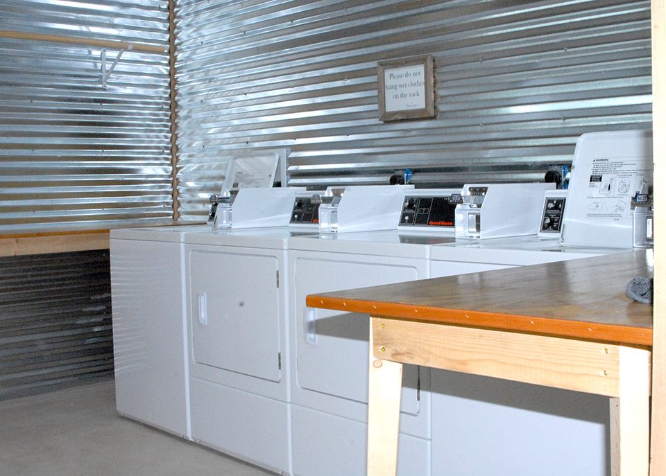 The Roadhouse RV Park located in the scenic Texas Hill Country town of Pipe Creek, TX offers onsite laundry facilities.